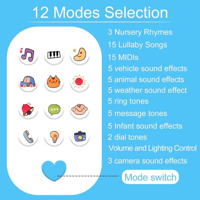 Detalle de Bambebe Baby Phone Toy for 12-18 Months