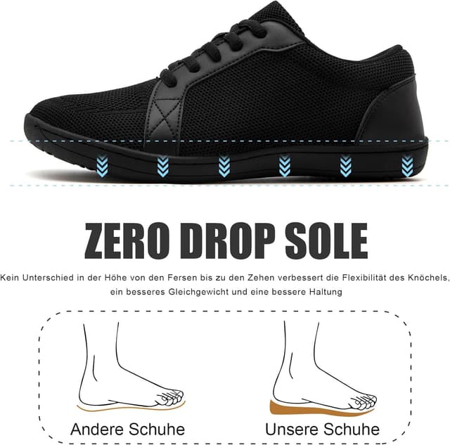 Thumbnail 3 de VLHGCG Damen Barfußschuhe Breite Leisten