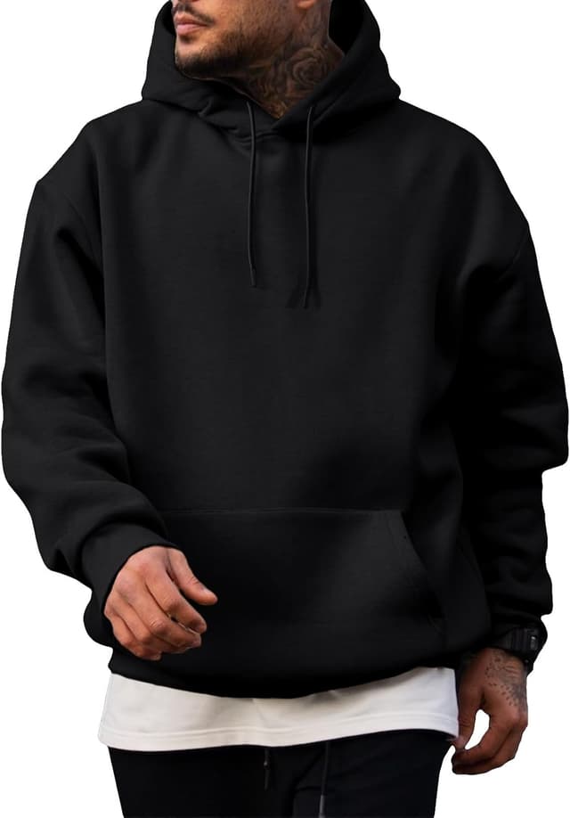 Detalle de JMIERR Mens Cotton Hoodie