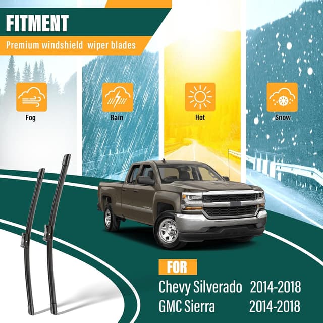 Detalle 2 de KVQ Windshield Wiper Blades 22"