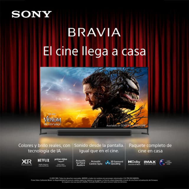 Detalle de Sony BRAVIA 65" OLED 4K HDR Smart TV K65XR8M25BP