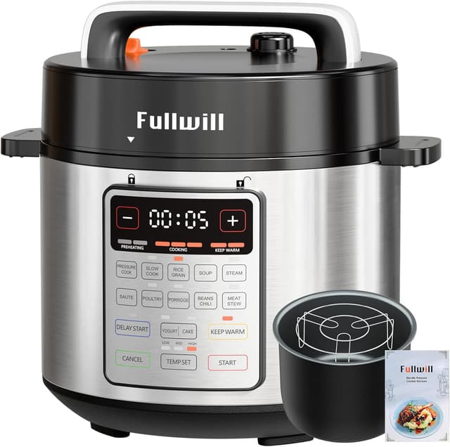 Imagen de Fullwill 9-in-1 Pressure Cooker 6 Qt 🥘 en OfertitasTOP