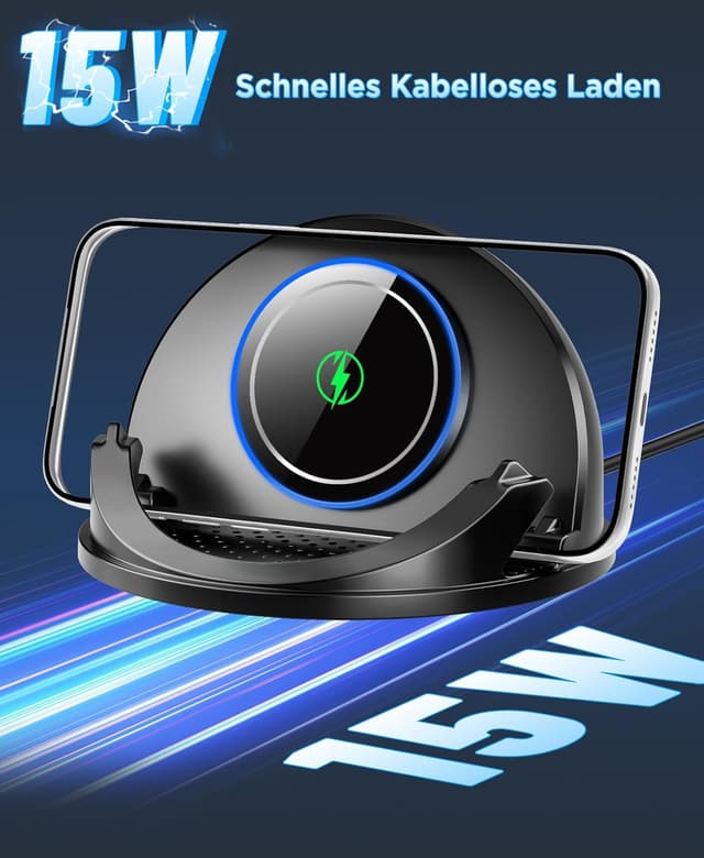 Detalle de Beeasy 15W Auto Halterung Qi Ladegerät