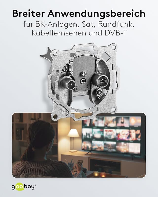 Thumbnail 5 de Goobay 67044 SAT Antennensteckdose