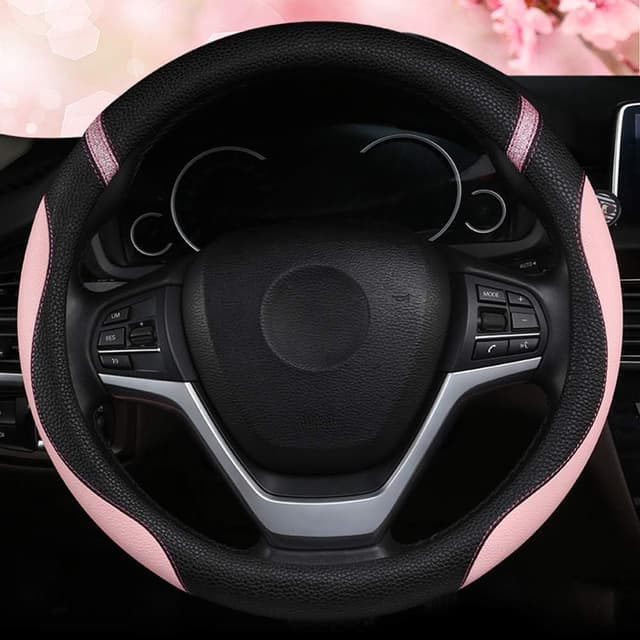 Thumbnail 2 de Cxtiy Steering Wheel Cover 15 inch — pink
