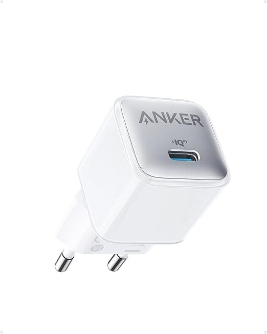 Detalle de Anker Cargador USB-C 20W PIQ 3.0 para iPhone y iPad 🔌