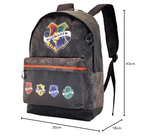 Detalle 2 de Harry Potter College-Mochila HS FAN Gris 22 L