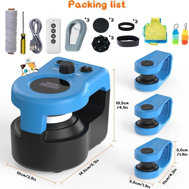 Detalle 2 de ITSHINY Elektrisches Katzenspielzeug mit anpassbaren Laufwegen (Auto- & manueller Modus, USB-wiederaufladbar)