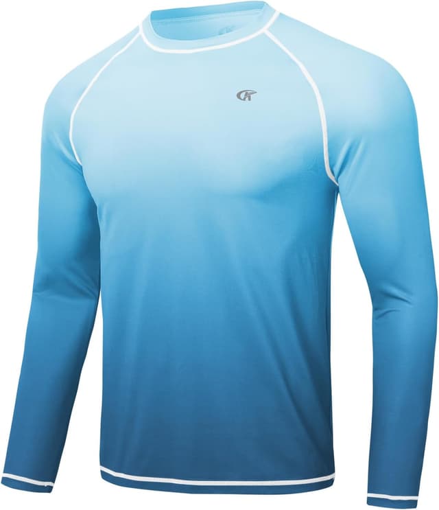 Detalle de Huayuzh Rashguard UV Shirt Herren Langarmshirt