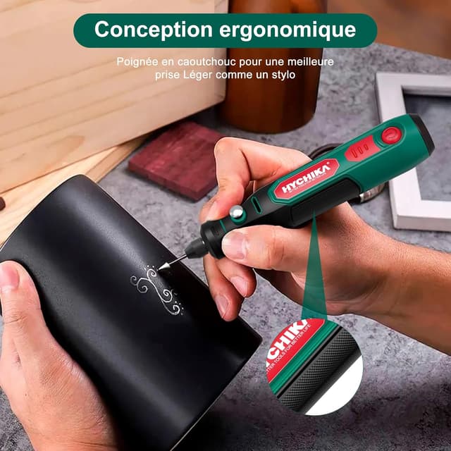 Thumbnail 3 de HYCHIKA 3.6V Mini outil rotatif 2000mAh