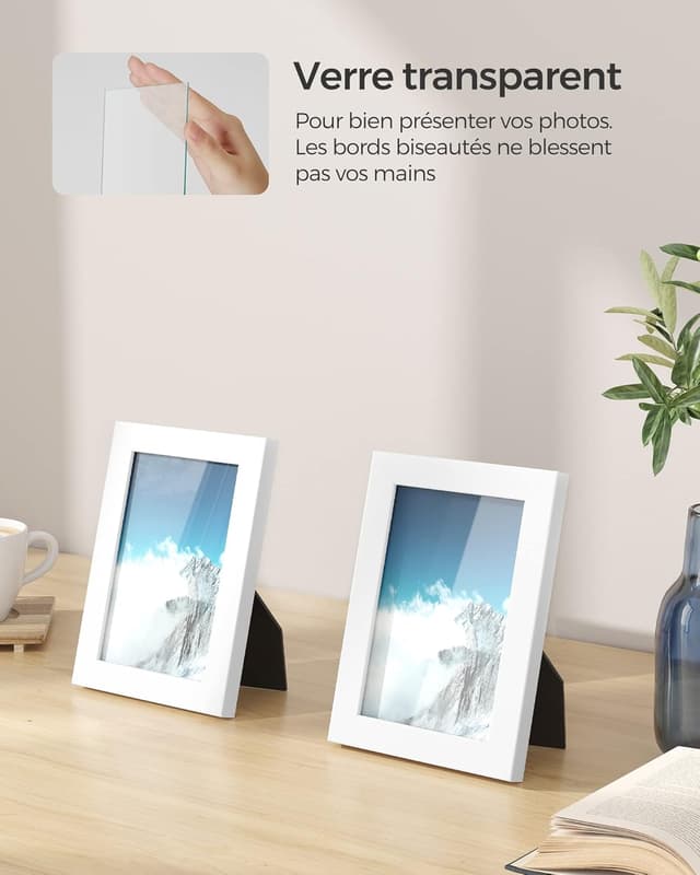 Thumbnail 4 de SONGMICS RPF35WT cadres 10 x 15 cm lot de 5