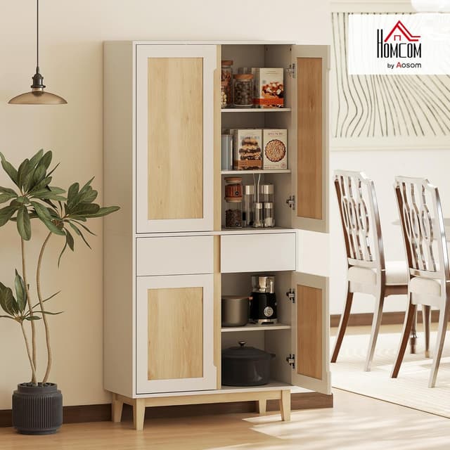 Detalle 2 de HOMCOM buffet cuisine 80 x 35 x 170 cm