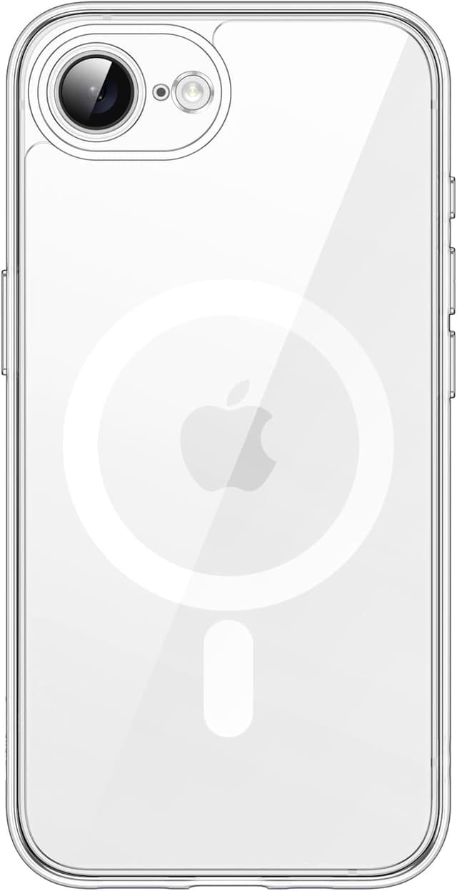 Detalle de JETech magnetische Hülle für iPhone 17e (2026) / iPhone 16e mit MagSafe, transparent