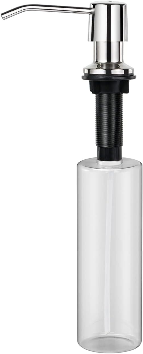 Detalle de AIKE distributeur de savon encastrable 500 ml en acier inox SUS304 pour évier