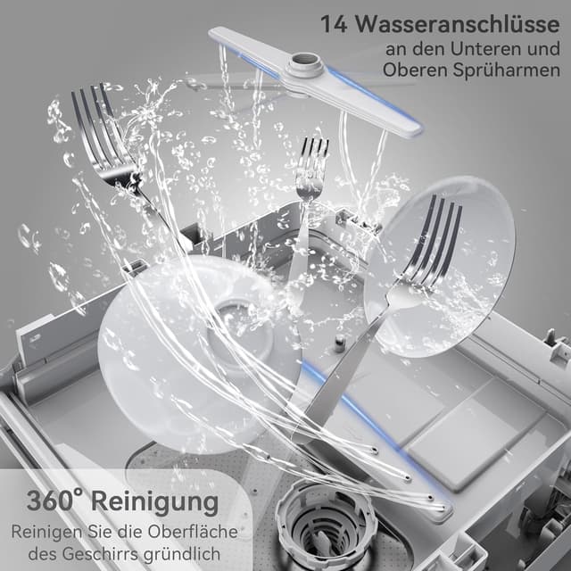 Detalle 2 de Hermitlux Tischgeschirrspüler 43 cm für 4