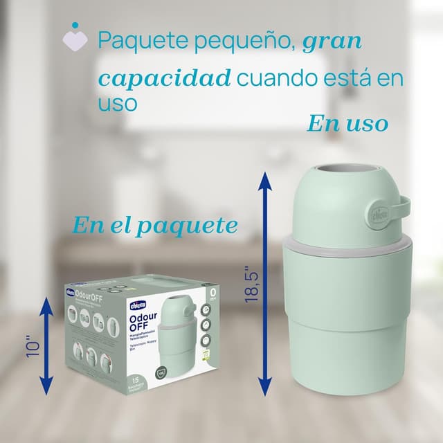 Thumbnail 4 de Chicco Cambiador Compacto con Control de Olores y Desecho