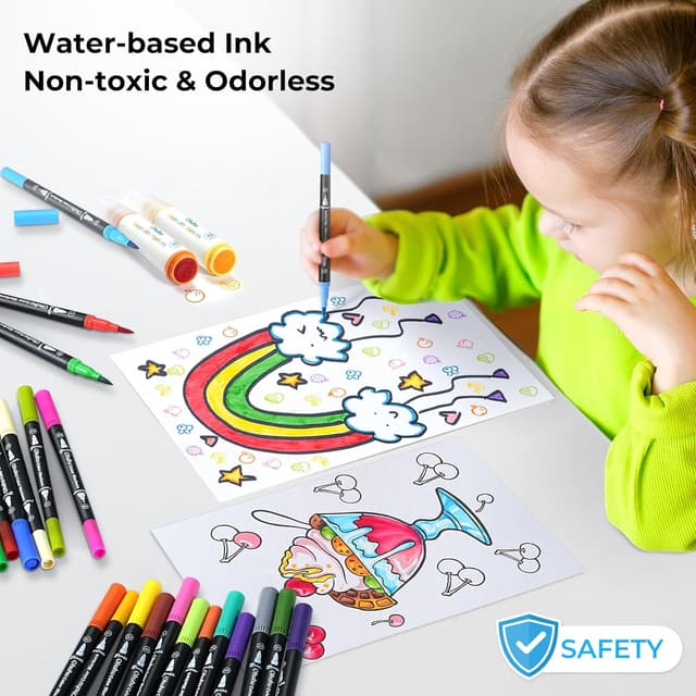 Thumbnail 4 de Ohuhu Dual Brush Pen Set 160 Farben