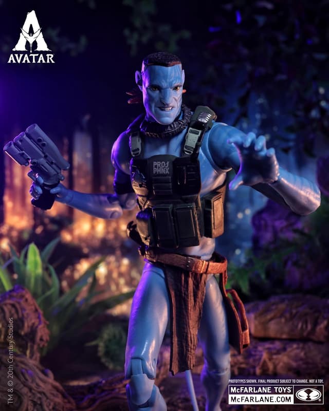 Thumbnail 6 de Figurine Avatar Fire and Ash Quaritch (Ash Recom) Gold Label McFarlane – 17,8 cm, édition collector