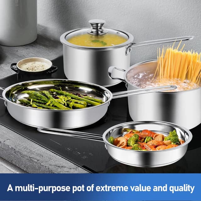 Thumbnail 5 de Aufranc 10-Piece Stainless Steel Cookware Set