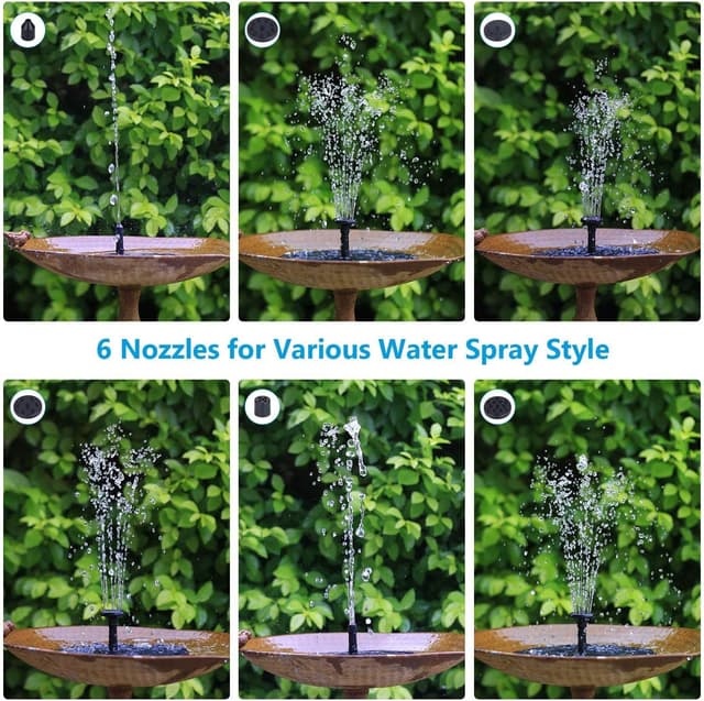 Detalle 2 de AISITIN 3,5W Solar Springbrunnen 3,5W đ