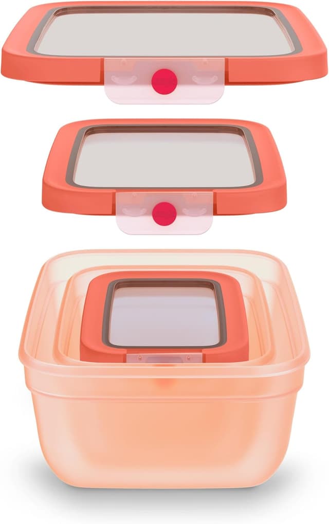 Thumbnail 1 de Emsa oneClick, 3 boîtes hermétiques, fraîcheur 2x plus longue ⚙