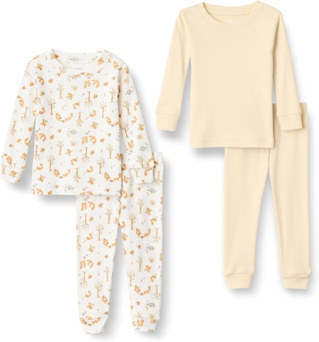 Detalle de Amazon Essentials x Sofia Grainge Mommy and Me long sleeve pyjama set (snug fit)