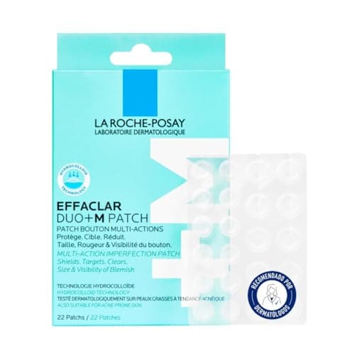 Detalle de La Roche-Posay Effaclar Duo+M Patch: parches hidrocoloides anti-imperfecciones (22 uds) para piel con tendencia acneica