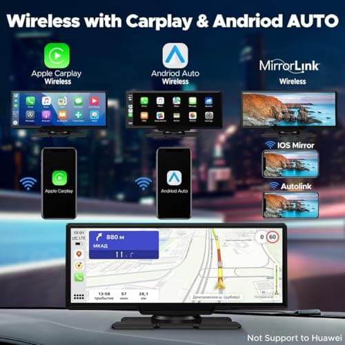 Detalle 2 de LAMTTO 9.26" Wireless CarPlay & Android Auto 9.26"
