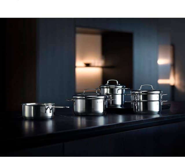 Thumbnail 1 de WMF Mini Cazo Ø 16 cm Acero Inoxidable 🍳 Con Tapa