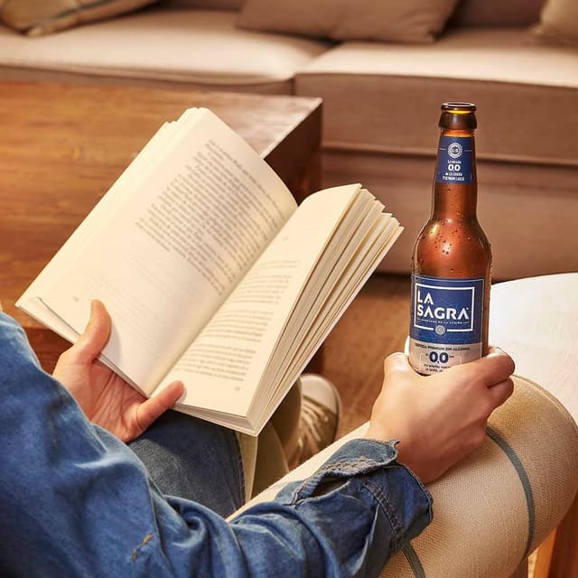 Thumbnail 2 de La Sagra 0,0 - Cerveza Lager Sin Alcohol - Caja de 24 🍻