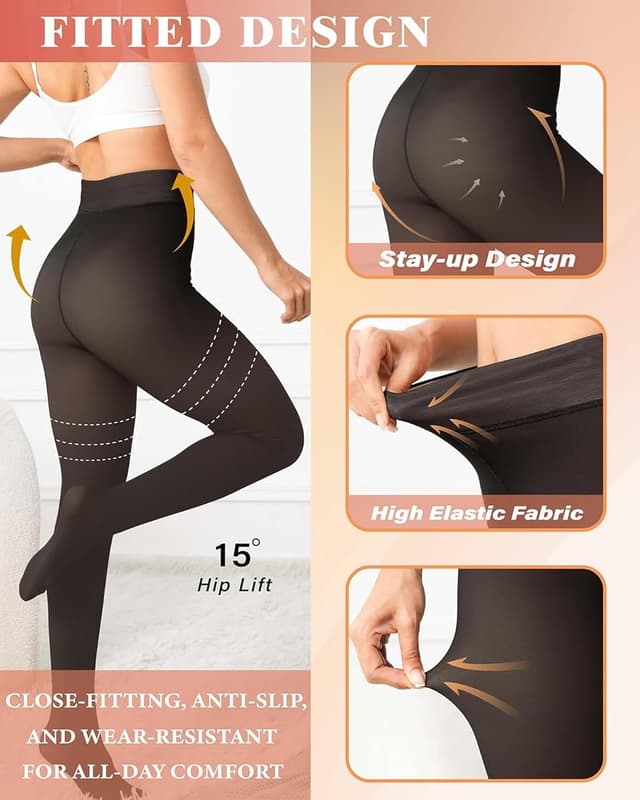 Thumbnail 2 de DIKER Thermo Strumpfhose Damen 220g Fleece