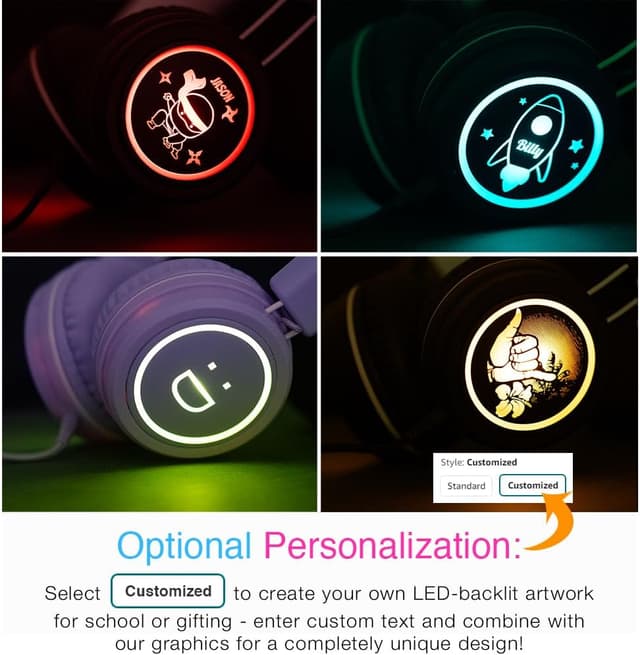 Detalle 2 de MEE audio KidJamz KJ55 Safe Listening USB-C Headphones for Kids (Mint)