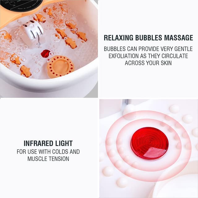 Detalle de Hangsun foot spa bath massager, heat levels 14