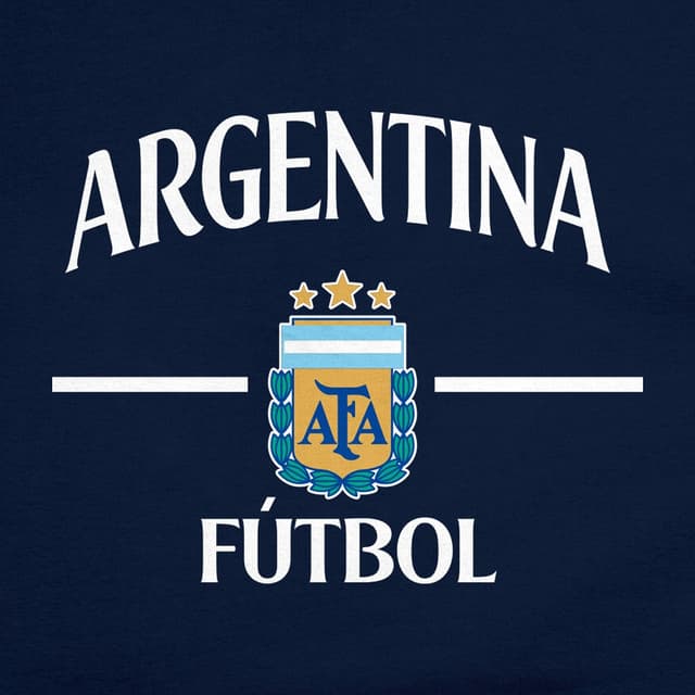 Detalle de Icon Sports Officially Licensed Argentina Football Association Cotton T-Shirt (Unisex Adult)