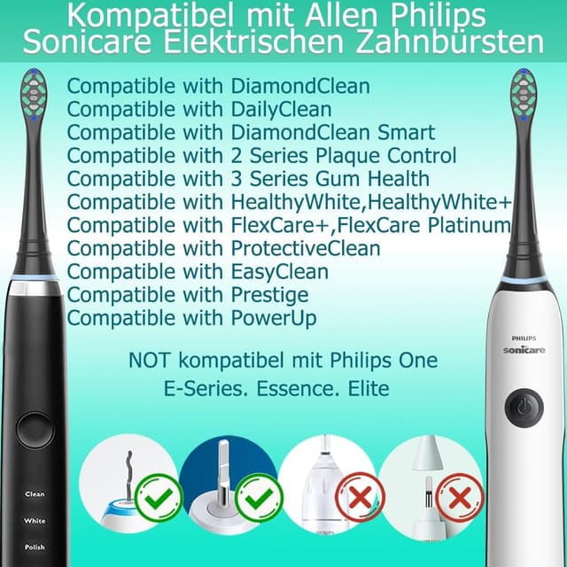 Thumbnail 1 de Wardimark Ersatzbürsten 8er Set für Philips Sonicare