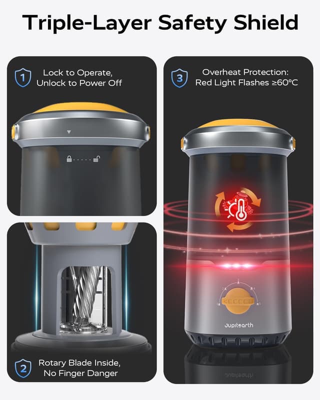 Thumbnail 6 de JUPITEARTH Electric Pencil Sharpener for Kids