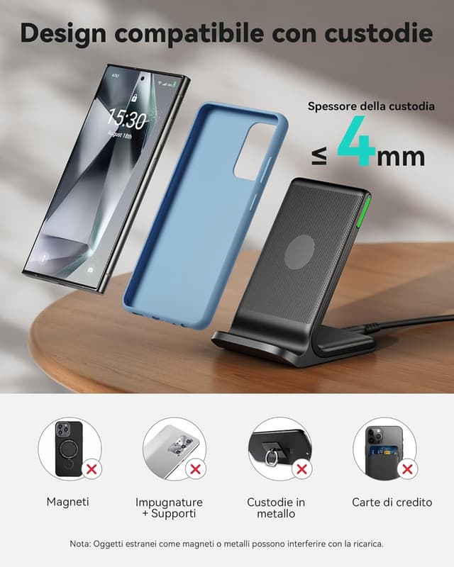 Thumbnail 6 de INIU 15W Caricatore Wireless per smartphone