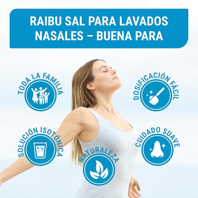 Thumbnail 3 de Raibu Sal para Lavado Nasal 150 porciones