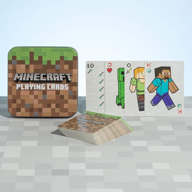 Thumbnail 4 de Cartas Minecraft con Lata - Regalo para Niños Gamers