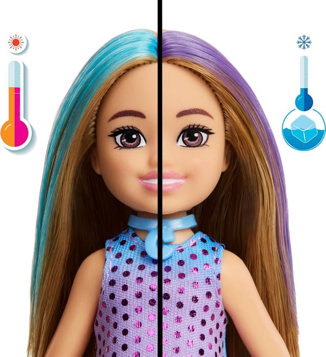 Thumbnail 5 de Barbie Party Unboxed Chelsea-Puppen Glam