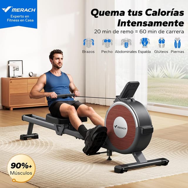 Thumbnail 1 de MERACH Máquina de Remo para Casa 158 kg