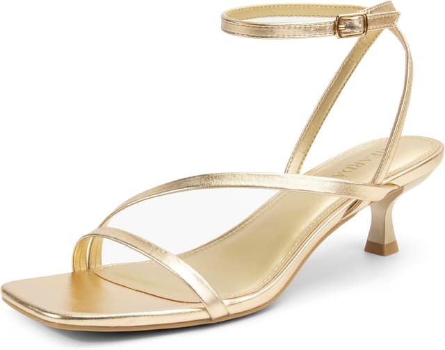 Thumbnail 6 de NIEARDAN Women's Kitten Heel Sandals 2-inch 👠