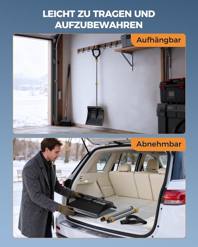 Thumbnail 4 de GroĂe Schneeschaufel 1400 mm đ