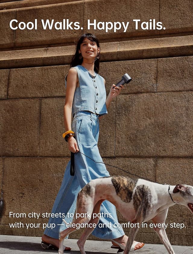 Detalle 2 de JISULIFE Handheld Fan Pro Series 5000mAh Portable Fan