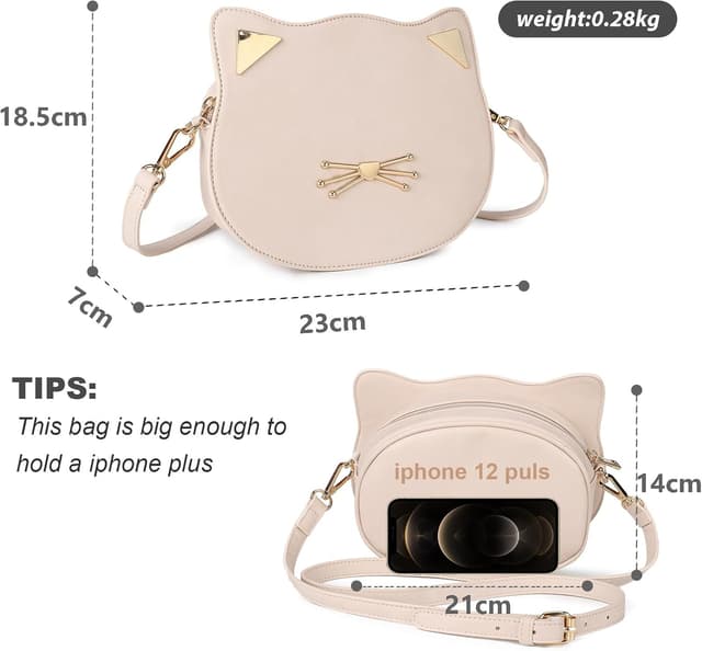 Thumbnail 5 de Gladdon borsa ragazza borsetta gatto piccola