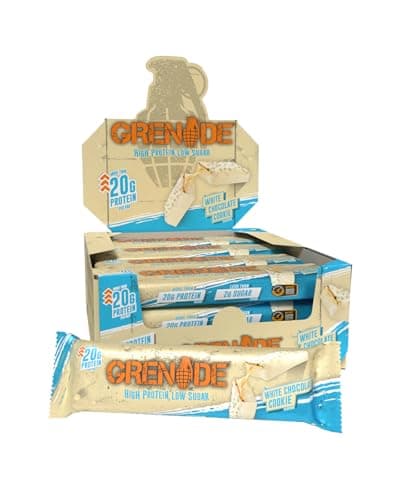 Imagen de Grenade Barretta Proteica White Chocolate Cookie 12×60 g 🍫 en OfertitasTOP