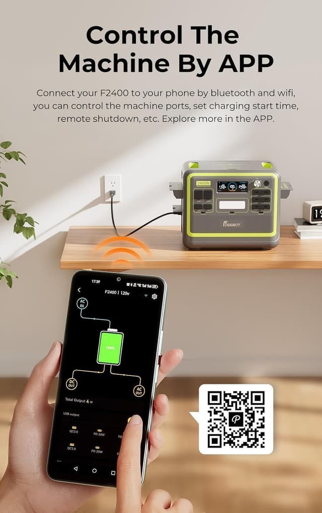 Thumbnail 1 de FOSSiBOT F2400 2048Wh Estación solar portátil