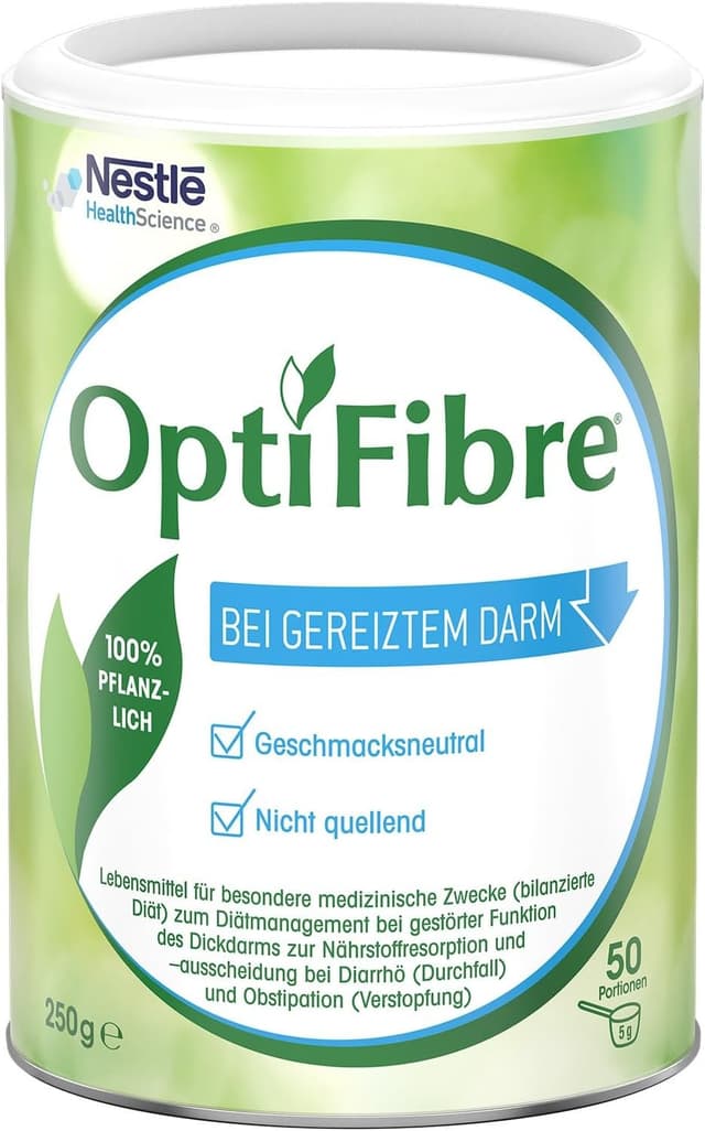 Detalle de OptiFibre Ballaststoffe Pulver 250 g