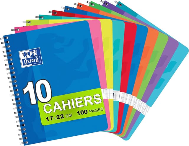 Detalle de Oxford Cahiers à spirale 170x220 Séyes