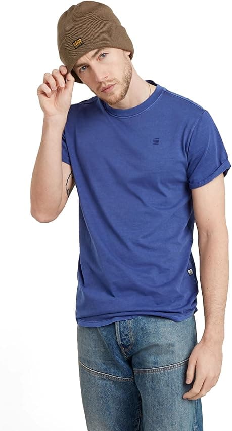 Detalle de G-STAR Lash Overdeyed Camiseta XS Azul